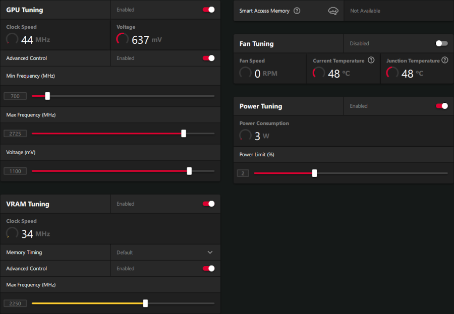 6600 XT overclock